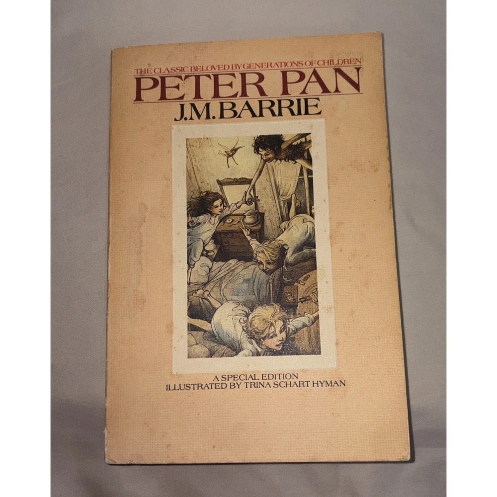 Vintage Peter Pan JM Barrie 1981 First Printing Batam PB ISBN 0-533-1356-4